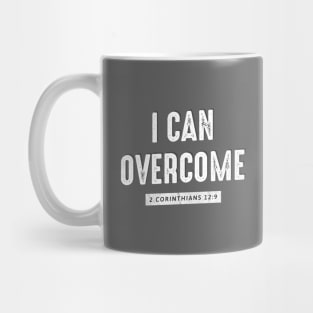 I Can Overcome Bible Verse Mug